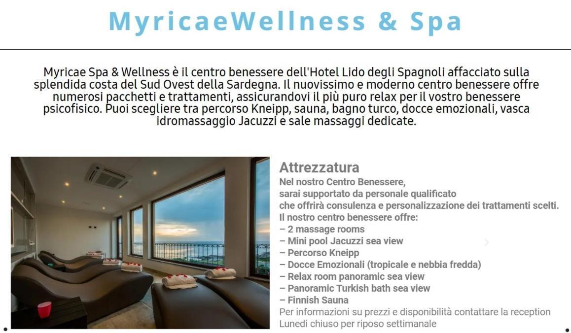 Hotel Lido Degli Spagnoli Wellness & Spa Portoscuso Ngoại thất bức ảnh